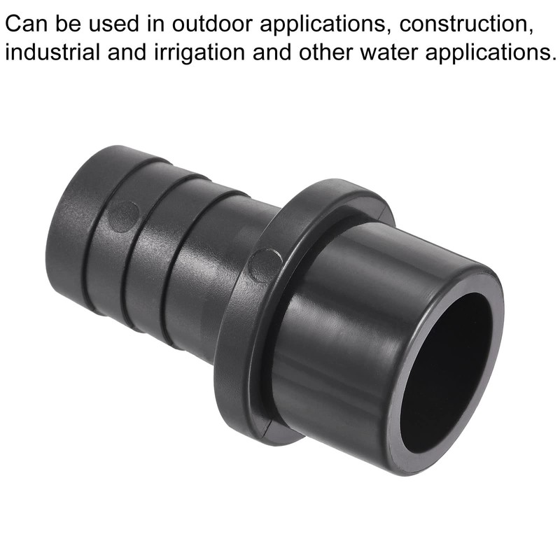 sourcing map PVC Pipe Fitting 25mm Barbed x 32mm OD