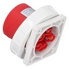 Industrial Socket IP67 Waterproof Aviation Connector 3P+N+E 32A AC 220380V