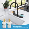 Cinwiny 8 Inch Centerset Kitchen Faucet for Sink 3 Hole