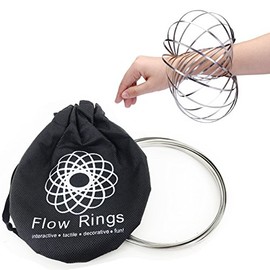 Flow Ring Kinetic Spring Toy 3D Sculpture Ring