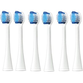 Panasonic EW0820-W Replacement Brush, Doltz Clean & White Brush, Set of 2, Set of 3 (Total of 6 Pieces), White