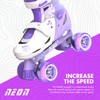 Yvolution Neon Combo Skates Quad and Inline 2-in-1 Adjustable Size