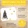 artup 10 Weihnachtskarten mit Umschlag - 5 Motive im Set