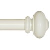 Ivilon Drapery Window Curtain Rod - Knob Design, 1 Inch