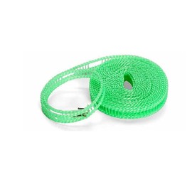 Portable 5m Travel Clothes Line Washing Rope Non Slip Airer Laundry Clothesline, Durable Portable Laundry Line for Outdoor Camping and Home Use, with Stainless Steel Hooks