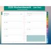 2026 Weekly Planner Insert A5 6 Holes German 1 Week