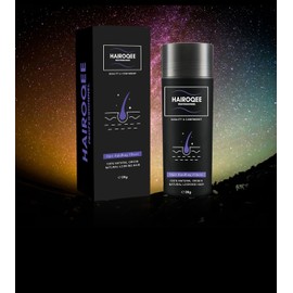 Natürliche Haarfasern – 28 g – Haarpuder, Verdichtungspuder, Volumenpuder, Hair Building Fibers auf Basis von Keratin, Schwarz