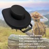 JMILYJW Cowboy Hat Box for Travel Crush Proof Western Hat