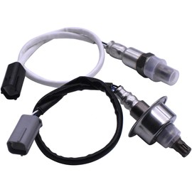 QPCRAP 2Pcs Oxygen O2 Sensor Fit for Nissan Altima 2007 2.5L 3.5L Sentra 2007 2.0L 2.5L Versa 2007 1.8L Upstream Downstream Oxygen Sensor Replaces 234-9070 234-4380