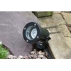 Knightsbridge Garden GU10 Spike Light, Aluminium, Black