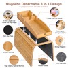 Joy&Grace Sofa Armrest Tray - 3 in 1 Magnetic Detachable