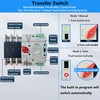 100amp Automatic Generator Transfer Switch 2P 3-Wire 120/240V Automatic/Manual Generator