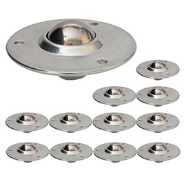 HLMOptimo 5/8" Roller Ball Transfer Bearings, CY-16B, 33 Lbs Total Load Capacity, Set of 12