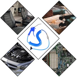 Cabin Cleaning Kit for Truck Air Blow Gun with 4m Elastic Hose, Cleaning Gun Compressed Air, Blown Dust Gun