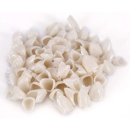 Resin Temporary Crown Temporary Tooth Repair Temporary Tooth Veneer Temporary Tooth Giving Teeth Instant Used to Cover Broken Teeth and Teeth Gap Material Temporary Fake Teeth (50PCS)