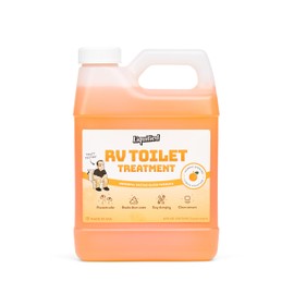 Liquified RV Toilet Treatment - Orange Scent, 32oz Standard Pour Bottle - Holding Tank Waste Digester & Odor Eliminator, Septic Safe, Biodegradable - Made in USA