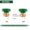 Quick Battery Disconnect Switch Side Post with Anti Corrosion Washers