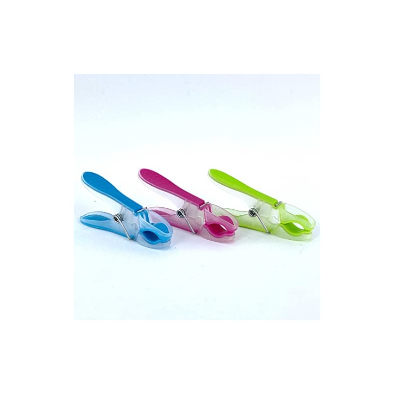 Bürstenmann Clothes Basket with 20 Pegs, Multi-Colour, 13.6 x 23.7