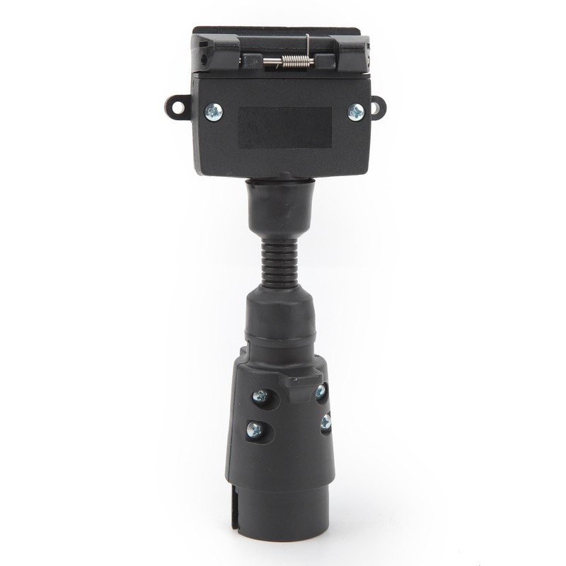 Trailer Adapter 7 Pin Round Male Plug to 7 Pin