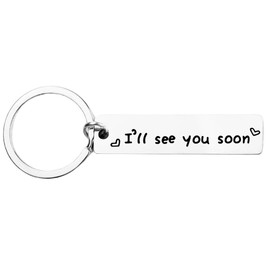 Guqqeuc Long Distance Relationship Gifts for Him Her Boyfriend Girlfriend Anniversary Christmas Gifts for Husband Wife Keyring Gift for Boyfriend Girlfriend Birthday Gifts for Couples Keychain