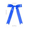 Satin Ribbon Bows with Twist Tie, 6 x 10 Inch,