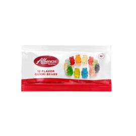 Albanese World's Best 12 Flavor Gummi Bears, 2oz Bag of Individually Wrapped Candy (Pack of 12)