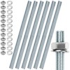 6 barre filettate M6 M6 x 200 mm, barra filettata