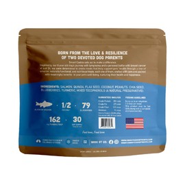 Smart Cookie Natural Dog Food Topper - Superfood - Salmon Dog Meal Mixer for All Ages - Food Topper for Picky Eaters and Boosting Nutrition - Non GMO, Made in The USA - 15 oz Bag (30 Day Supply)