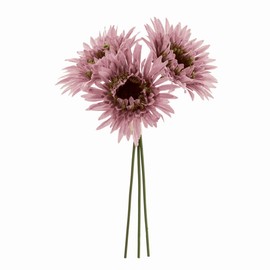 Tokyodo FM007752-042 Artificial Flowers MAGIQ Lilac Mauve Flower Diameter 2.6 x L 6.7 inches (6.5 x 17 cm), Pack of 3