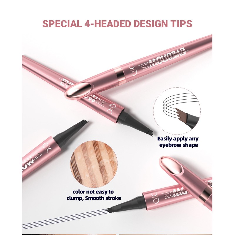 Magic Liquid Eyebrow Pencil - New 4 Tip Microblade Eyebrow
