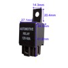 Kiligen 2pcs 12V 40A 4-Pole Relay Fuse On/Off SPST Socket