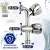 Double Tap for Washing Machine and Dishwasher Angle Valve 1/2