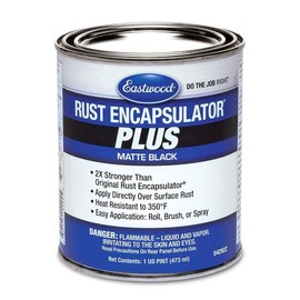 Eastwood Matte Black Rust Encapsulator Plus Pint Long Lasting Durable Finish Heat Resistant