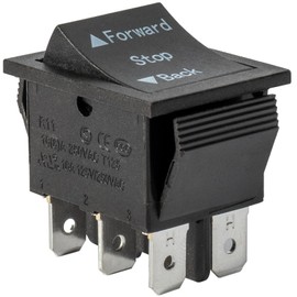 2 Pcs Universal 6V 12V 24V Forward Reverse Switch Compatible with Power Wheels Forward, Stop,Reverse Gear Forward Stop Backward Button Replacement Parts for Ride on Toys