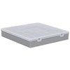 Wham 10.01 25 Division Square Plastic Organiser Box - Grey