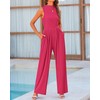 BTFBM Women's Pantsuits Casual One Piece Outfits Spring Summer Sleeveless