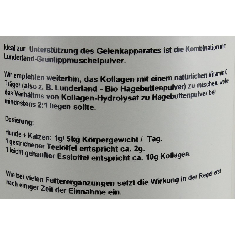 LUNDER – Collagen Hydrolysat 300 g