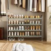 INGIORDAR Shoe Rack 4 Tier Long Storage Organizer Wide Metal