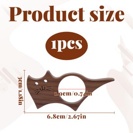 Page Holder, Wooden Book Page Holder, Thumb Book Page Holder, Walnut Book Page Holder, Cat Book Page Holder, Ideal Book Reader Gifts & Reading Accessories,Book Lovers & Literary Gifts