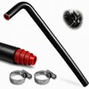551065 3/4" ID (19mm) 90° Silicone Heater Hose Compatible with