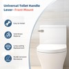 iFealClear Universal Toilet Handle Lever Flush Replacement, Front Mount Toilet