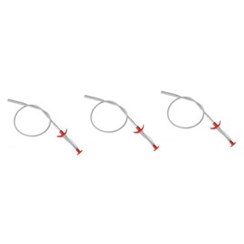 Cabilock 3pcs Cleaning Tools Plumbing Tools Drain Cleaning Tool for Hair Drain Dredging Tool Sticks Snake Cleaning Stick Bendable