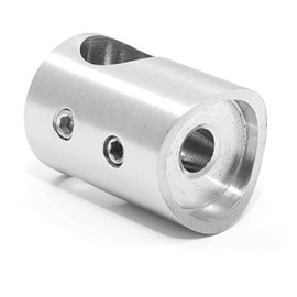 Cosch Edelstahl Premium Cross Bar Holder Stainless Steel Connection Diameter 33.7 mm for 12 mm Round Rods Bar Holder Rail Holder Truss Holder Diameter 33.7 mm Pack of 10