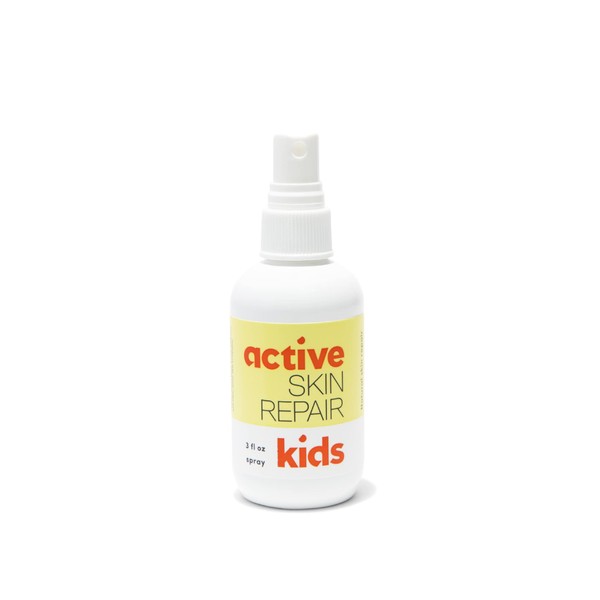Active Skin Repair Kids First Aid Spray - Non-Toxic & Natural Antiseptic for Minor Cuts, Wounds, Scrapes, Rashes, Sunburns, and Other Irritations (3oz Spray)