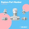 STB-G3/8 Hydraulic Flow Control Valve Compatible with Mini Excavator, 3/8"
