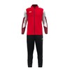 JAKO Dynamic Children's Polyester Suit, Red/White/Dark Red, 152