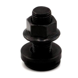VanEssential L-Track Single Stud Bolt M10 x 1.0 Thread (Metric) 25mm / 1 inch Venture Track Accessory Black - 4 pcs