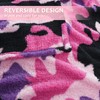 Camo Fleece Throw Blanket for Sofas, Lightweight Soft Warm Winter