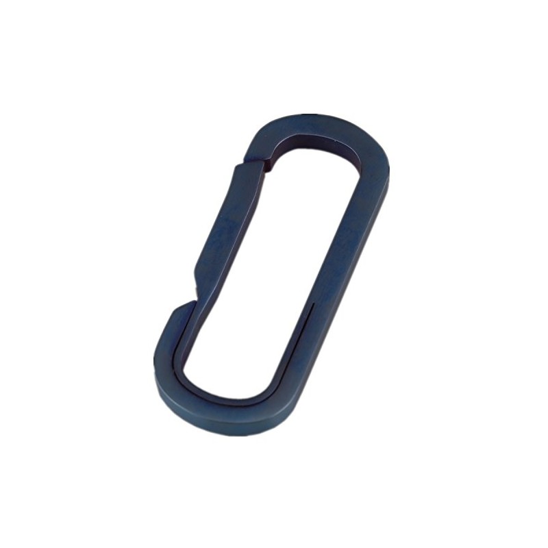 kokungkuan Titanium Key Chain Ring, EDC Fashionable Design, Burnt Blue