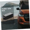 PACKOVE Trailer Plug Cord Connection Box Plastic Weatherproof Junction Box